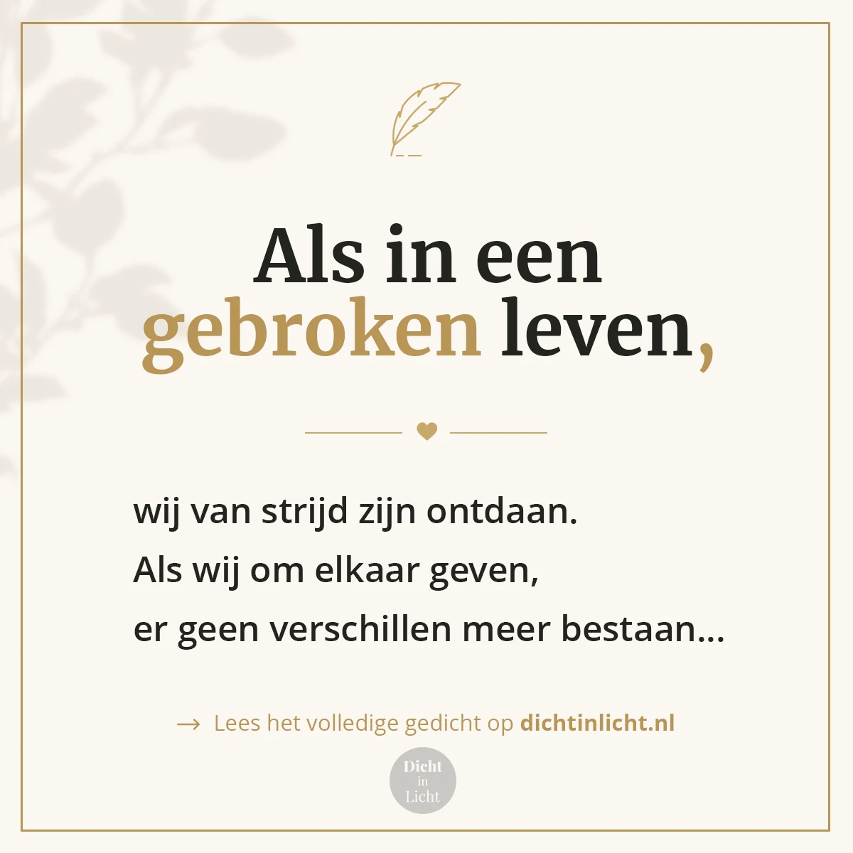 Korte christelijke gedichten dankbaarheid - hemel op aarde - Dicht in Licht