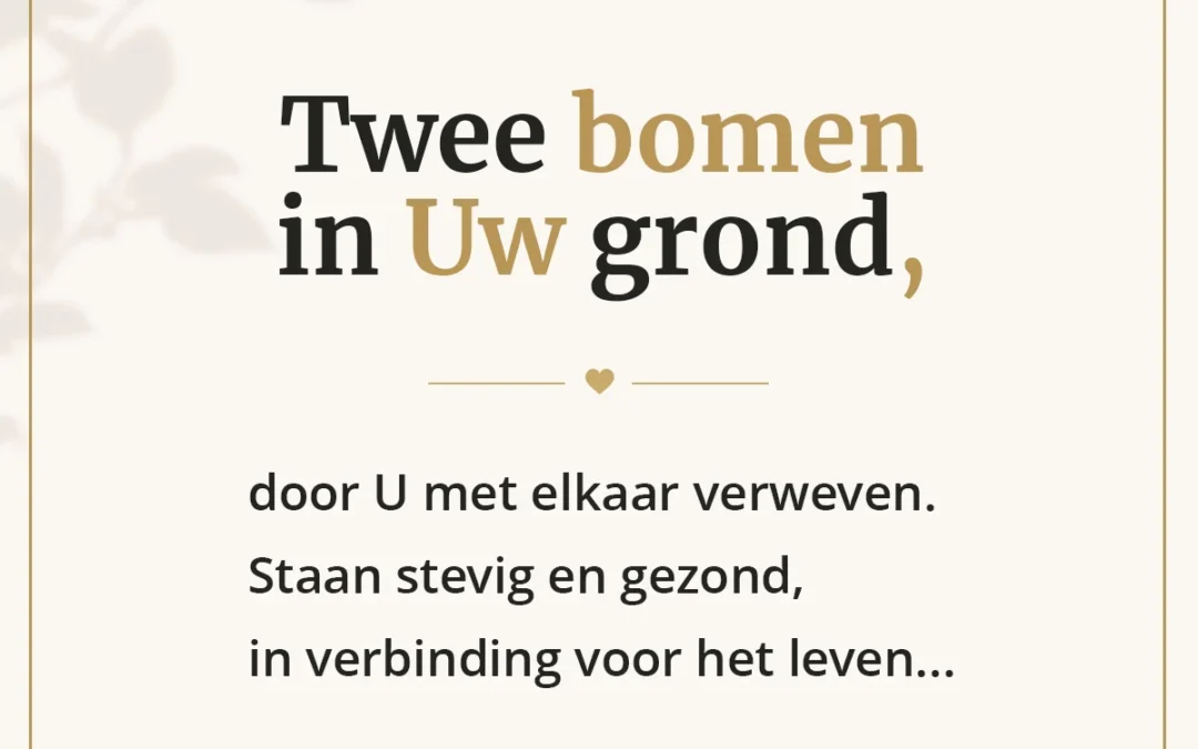 In het huwelijk verweven