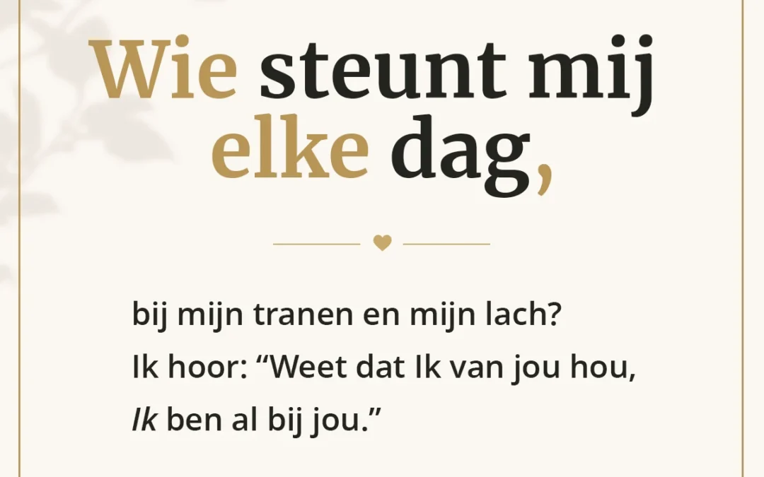 Ik ben al bij jou