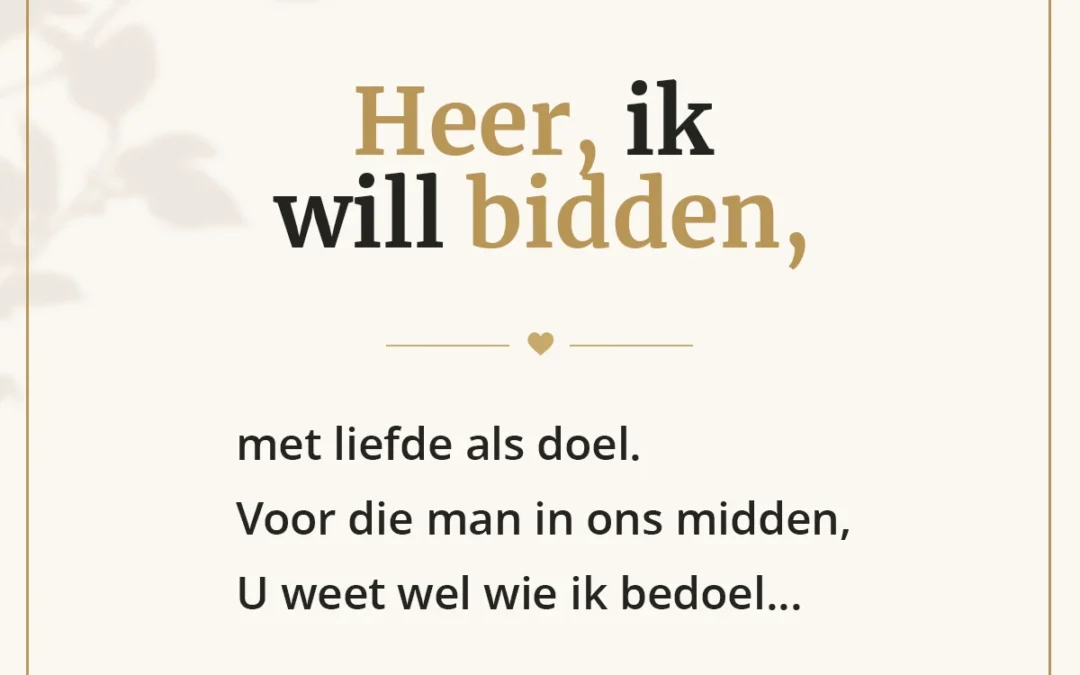 De man in ons midden