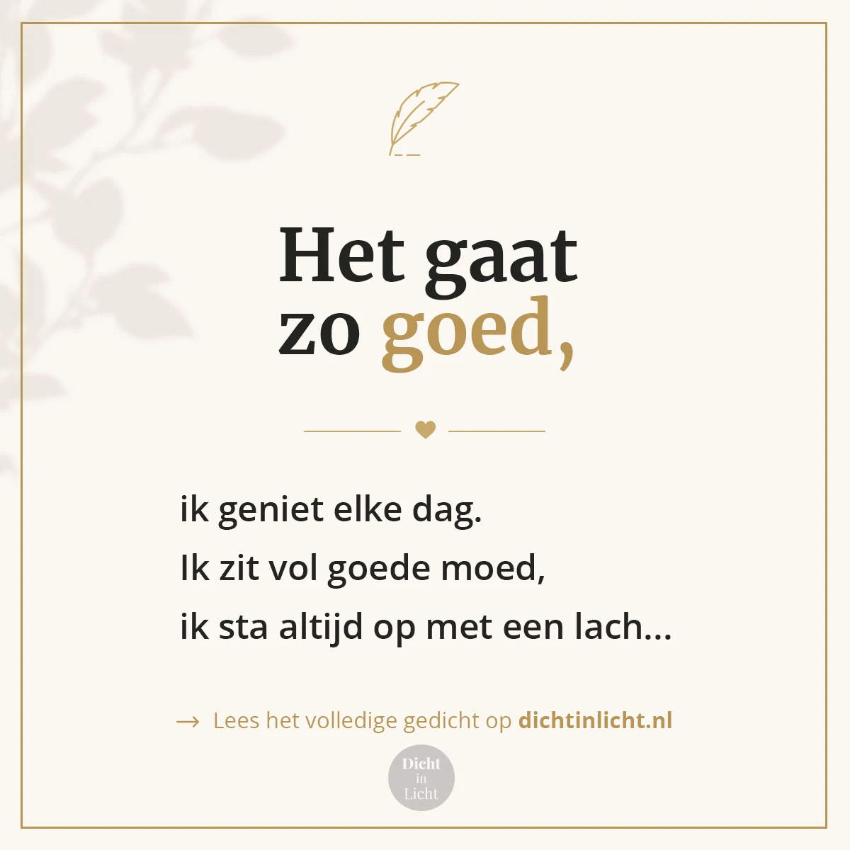 Korte christelijke gedichten troost - vergeving - Dicht in Licht