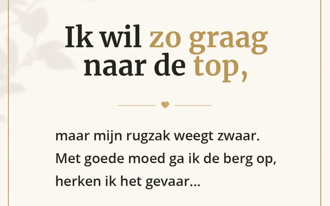 Op weg naar de top